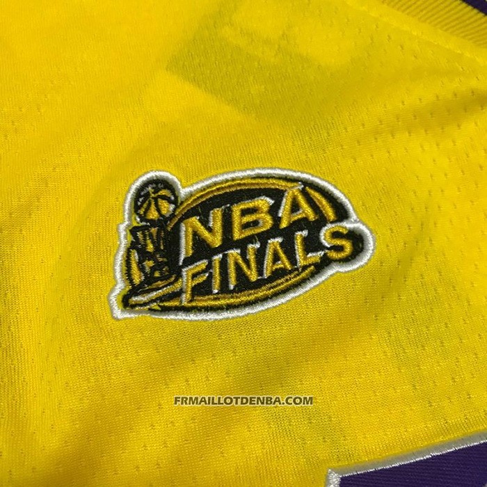Maillot Los Angeles Lakers Kobe Bryant NO 8 Icon 1999-00 Finals Bound Jaune